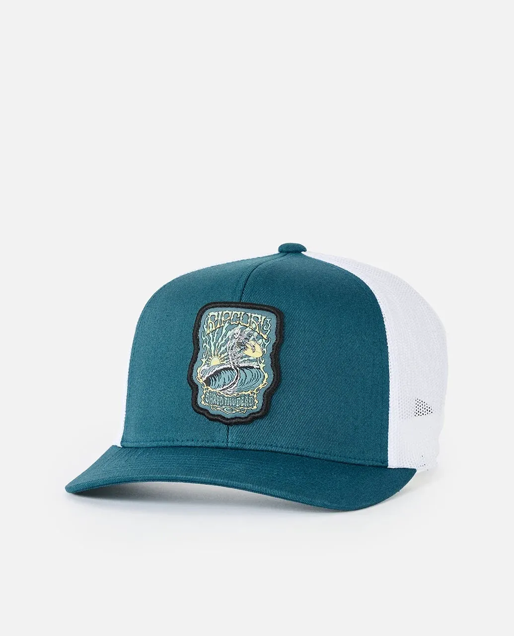 Rip Curl Custom Badge Trucker Cap - Dusty Jade