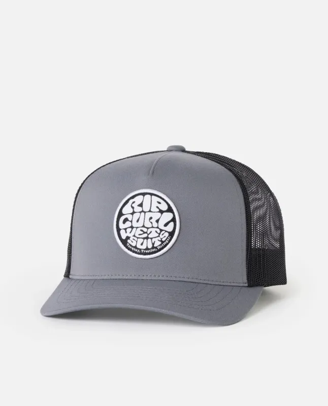 Rip Curl Wetsuit Icon Trucker Cap - Black/Grey