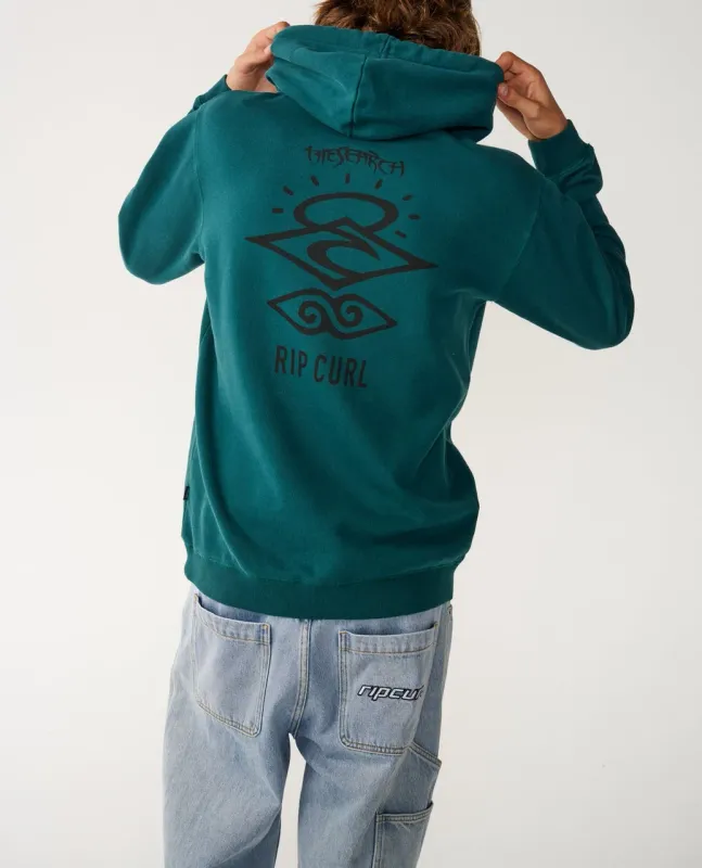 Rip Curl Men's Search Icon Hoodie - Blue/Green
