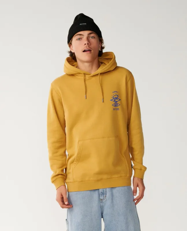 Rip Curl Men's Search Icon Hoodie - Mustard Gold