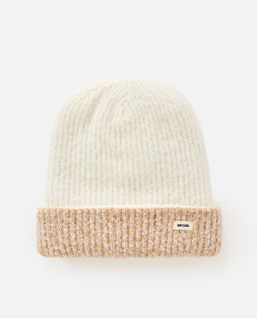 Rip Curl 2 Tone Reg Revo Beanie, Colour: Off White/Tan