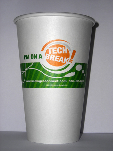 "I'm on a Tech-Break" Paper Cup