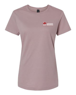 Ladies Tee Shirt - National WW1 Memorial Design