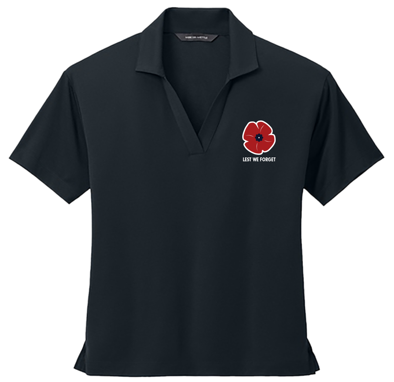 Women&#39;s Polo Shirt - Poppy Design