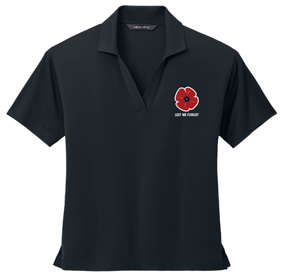 Women&#39;s Polo Shirt - Poppy Design