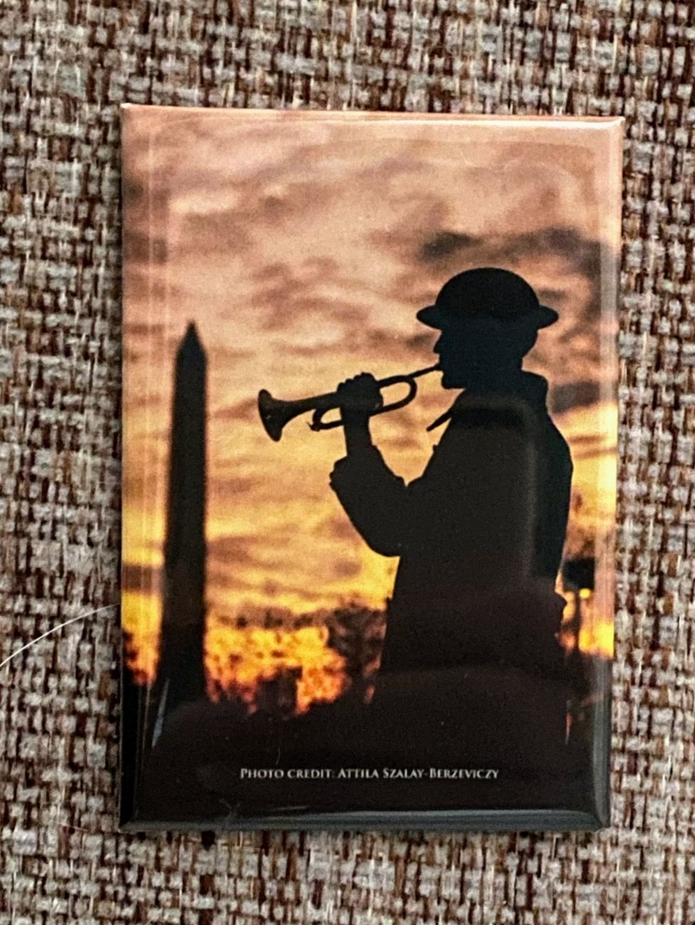 Magnet Bugler Silhouette 2&quot; x 3&quot;