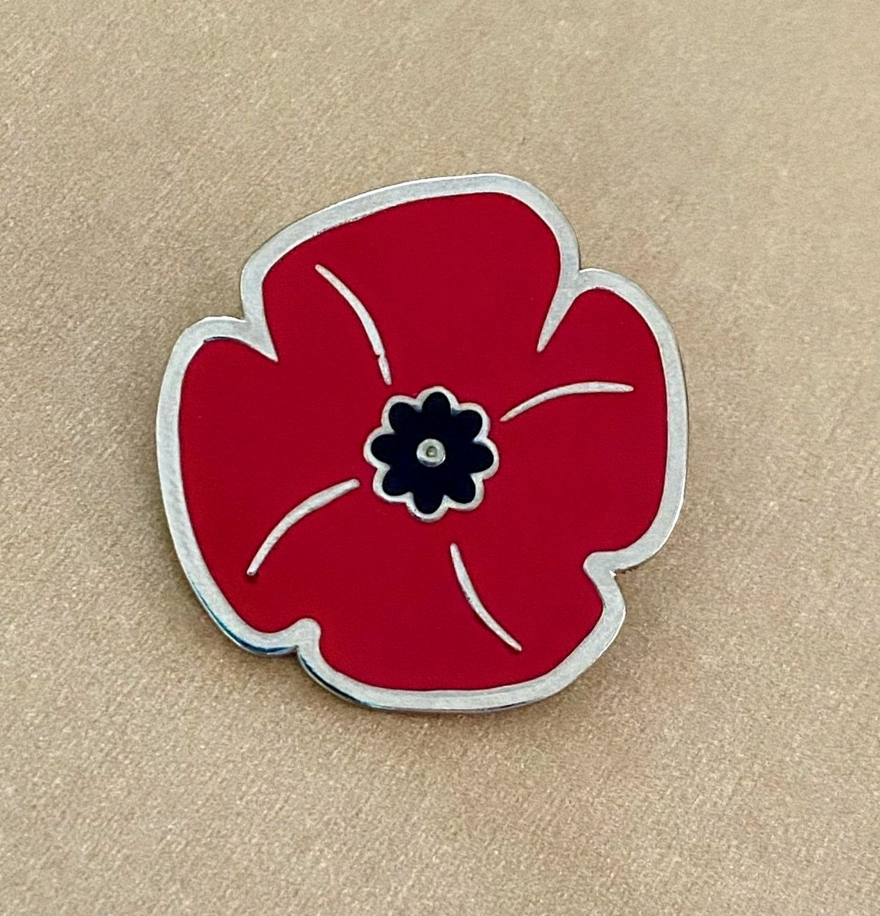Poppy Lapel Pin