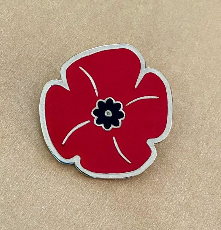 Poppy Lapel Pin