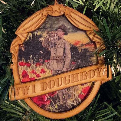 Holiday Ornament - Bugler with Poppies