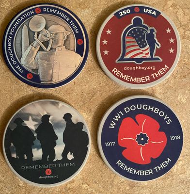 Doughboy Foundation Custom Coaster - All 4 Doughboy Foundation Custom Coaster - All 4