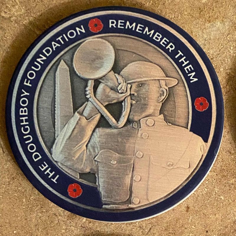 Doughboy Foundation Custom Coaster - Bugler