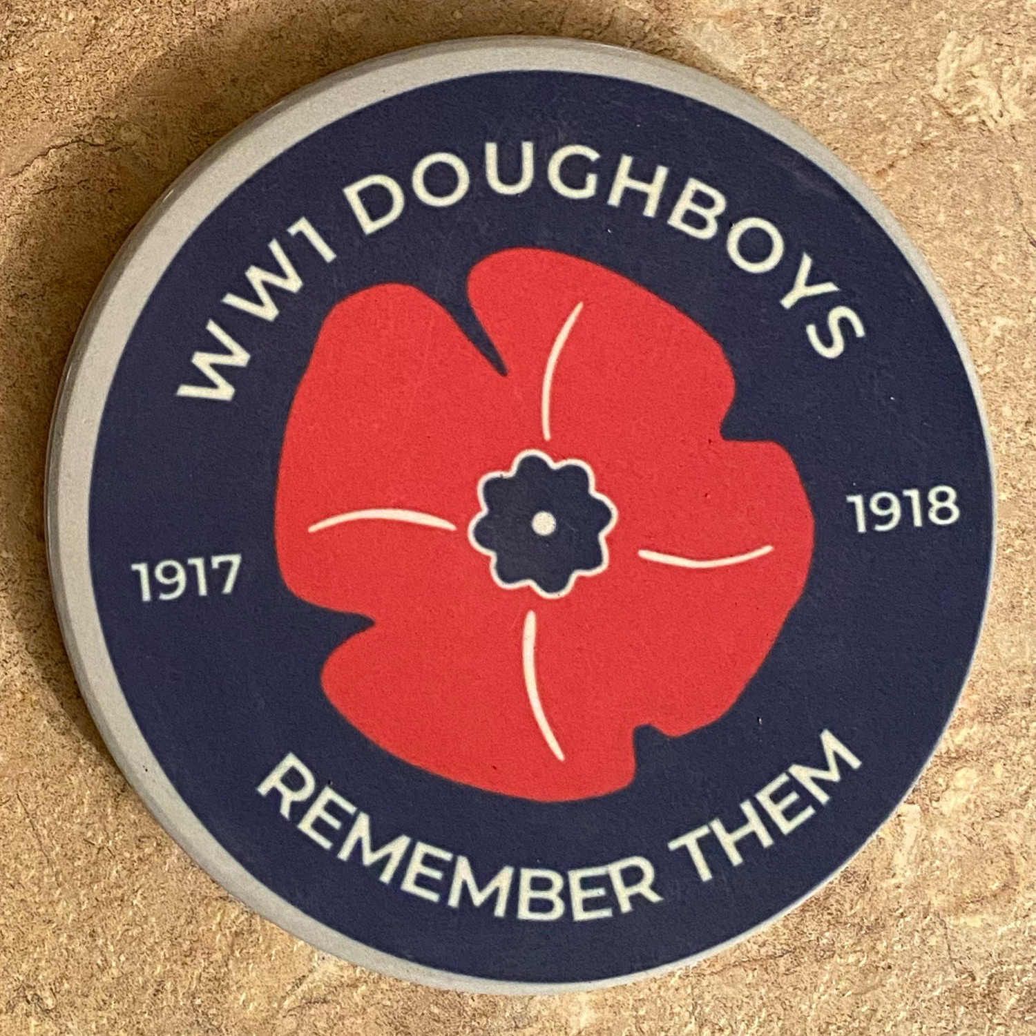 Doughboy Foundation Custom Coaster - Poppy