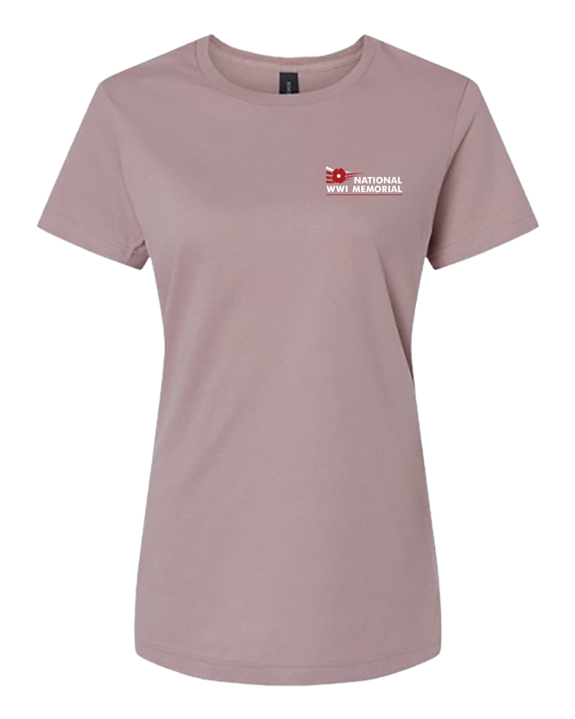 Ladies Tee Shirt - National WW1 Memorial Design