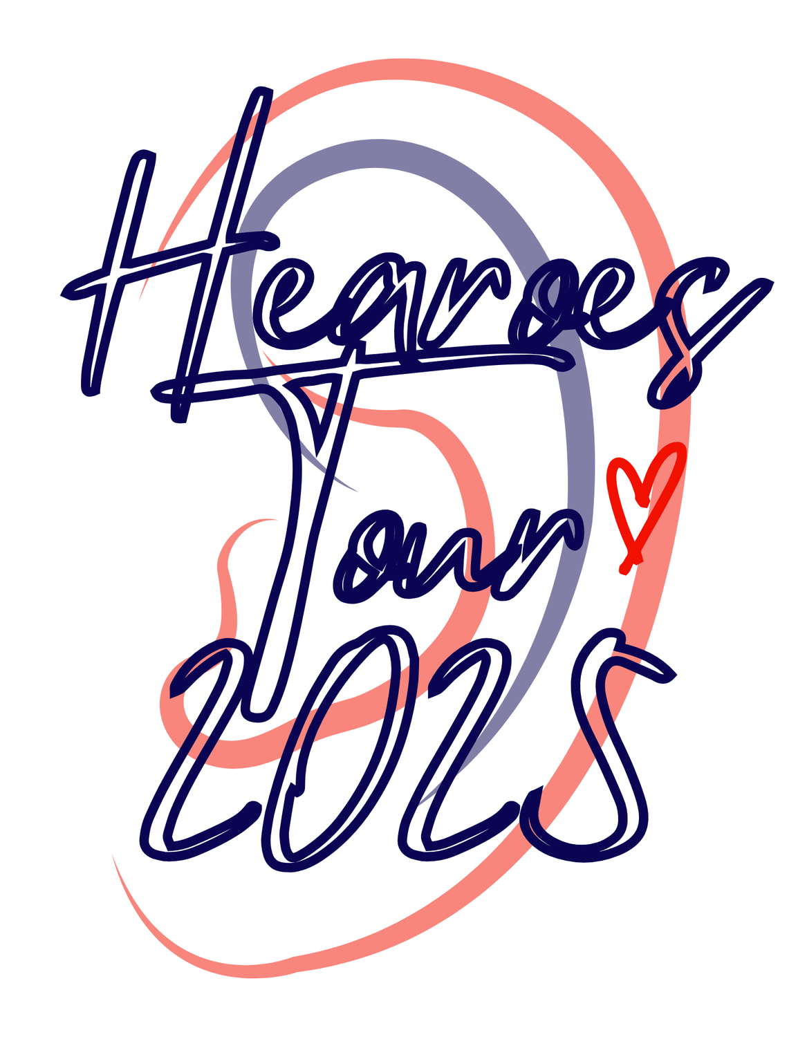 T-Shirt: Hearoes Tour 2025