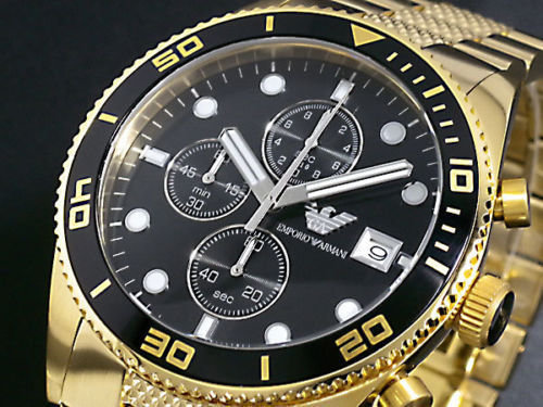 emporio armani ar5857 gold