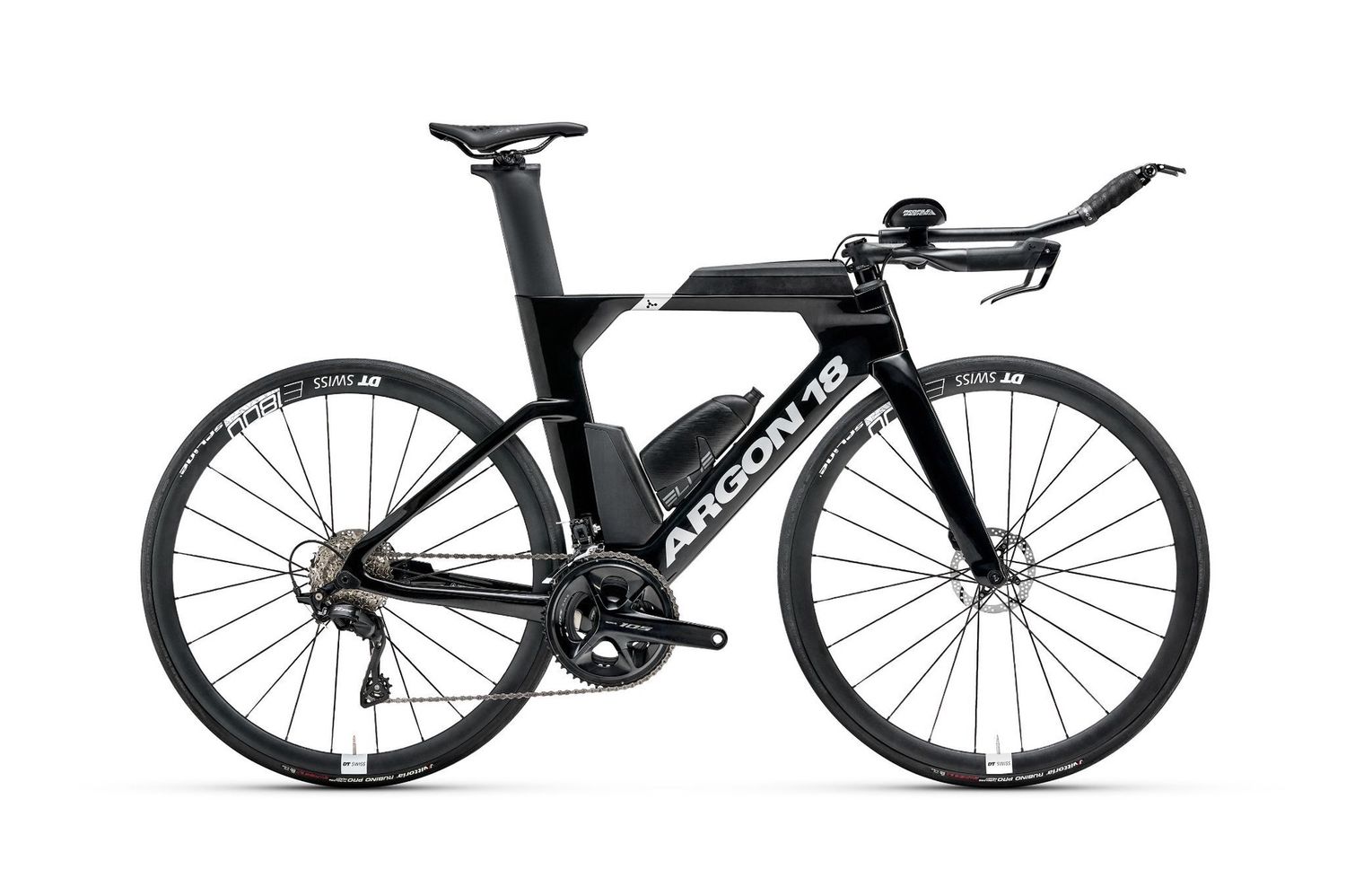 Argon 18 E117 Shimano 105 Tri Bike, Size: XS, Colour: Stealth Black