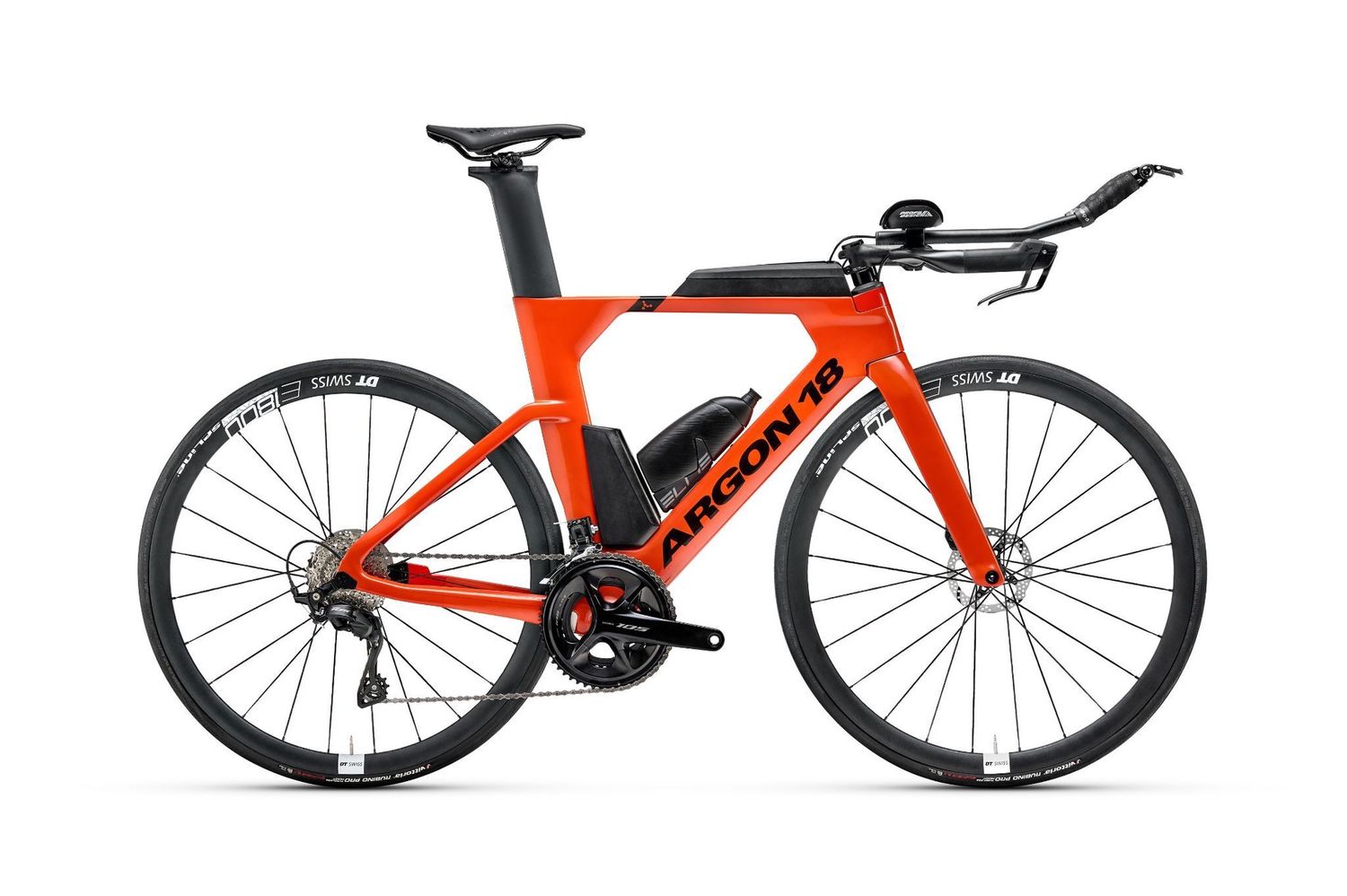 Argon 18 E117 Shimano 105 Tri Bike, Colour: Flaming Red, Size: XS