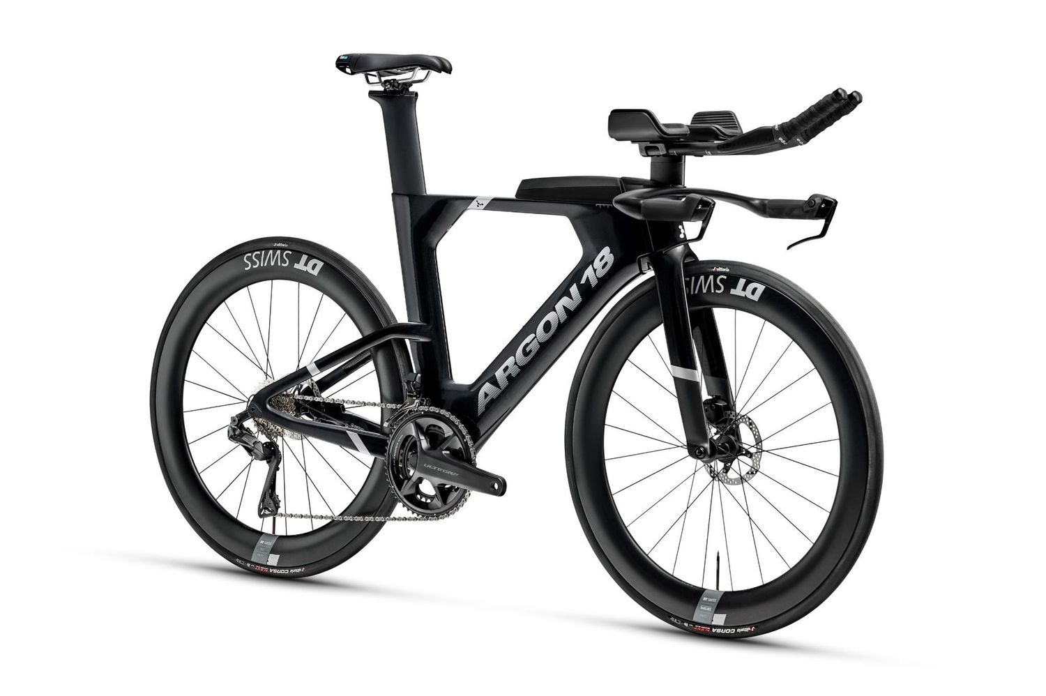 Argon 18 E119 Tri + Shimano Ultegra Di2 Tri Bike, Colour: Constellation Black, Size: XS