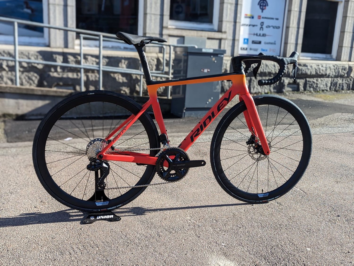 Ridley Falcn RS 105 Di2, Colour: Red / Orange / Black, Size: Small