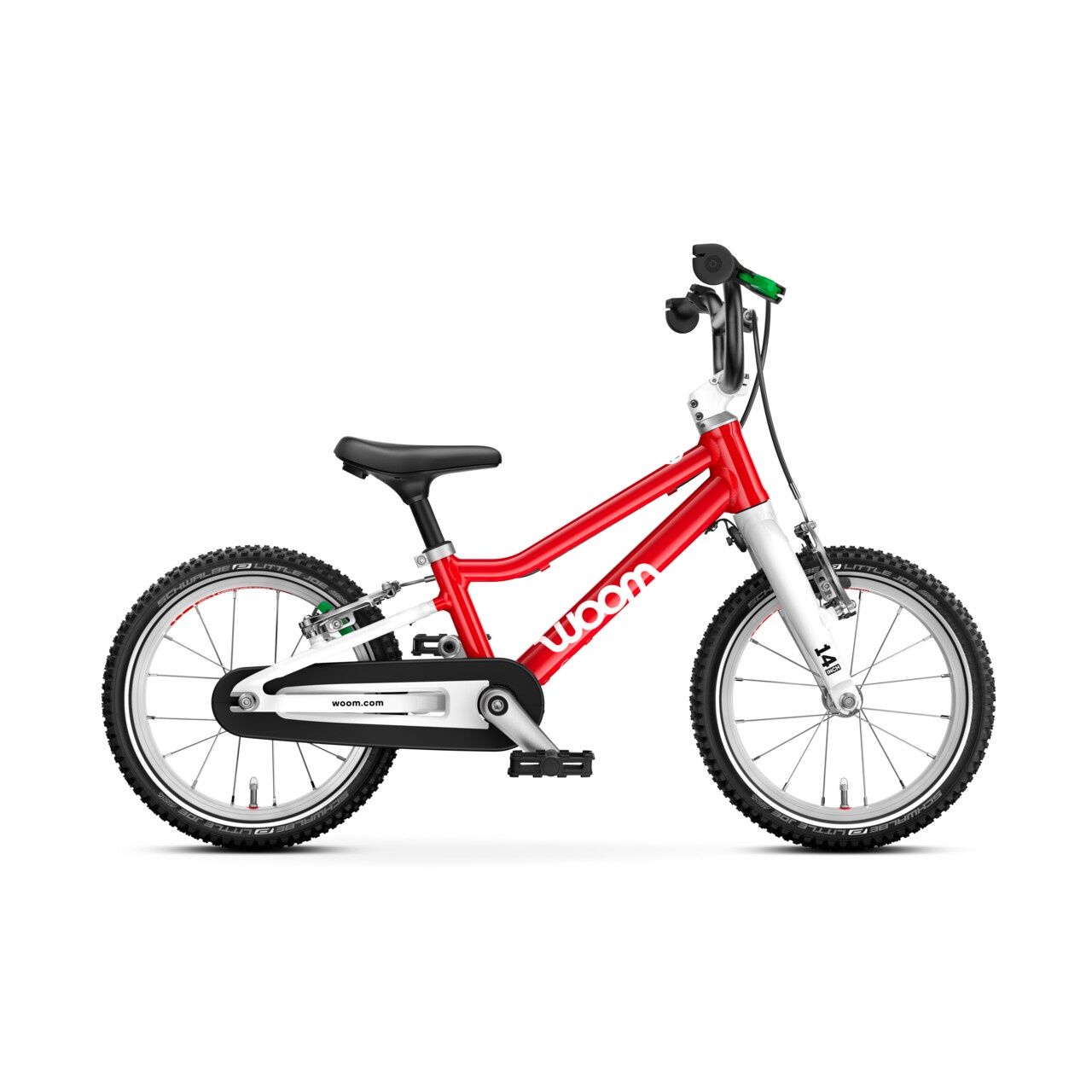 Woom Go 2 14&#39;&#39; Kids Bike, Colour: Red