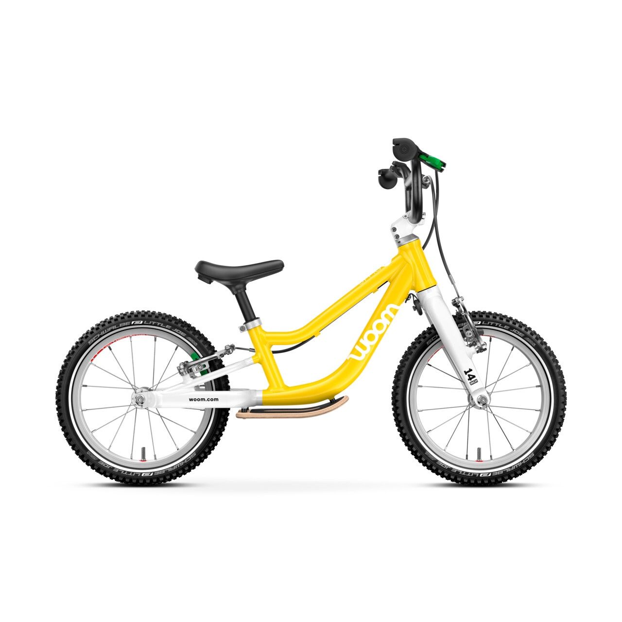 Woom GO 1 PLUS Balance Bike - Yellow