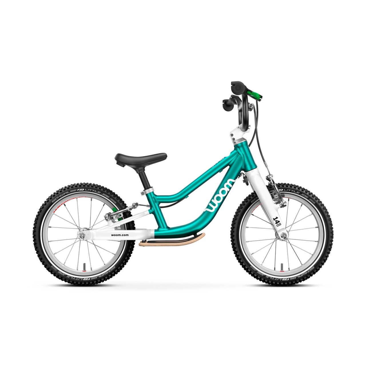Woom GO 1 PLUS Balance Bike - Turquoise