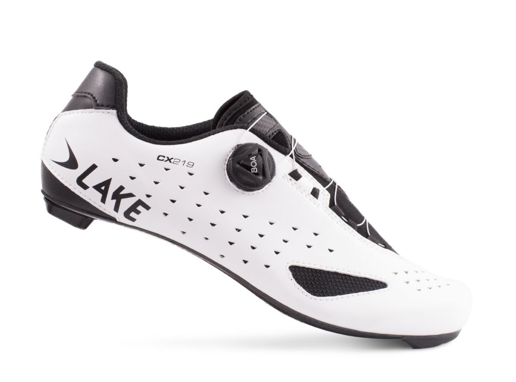 Lake CX219 Road Shoe, Colour: White, Fit: Regular, Size: EU39