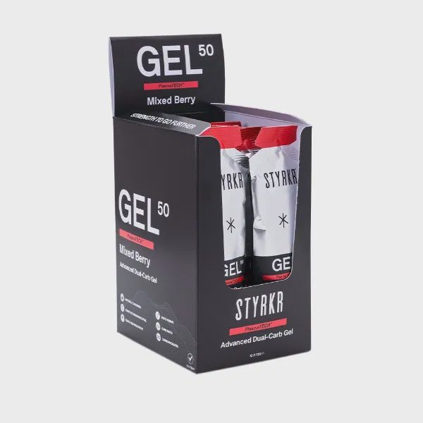 Styrkr Gel50 Dual-Carb Gels