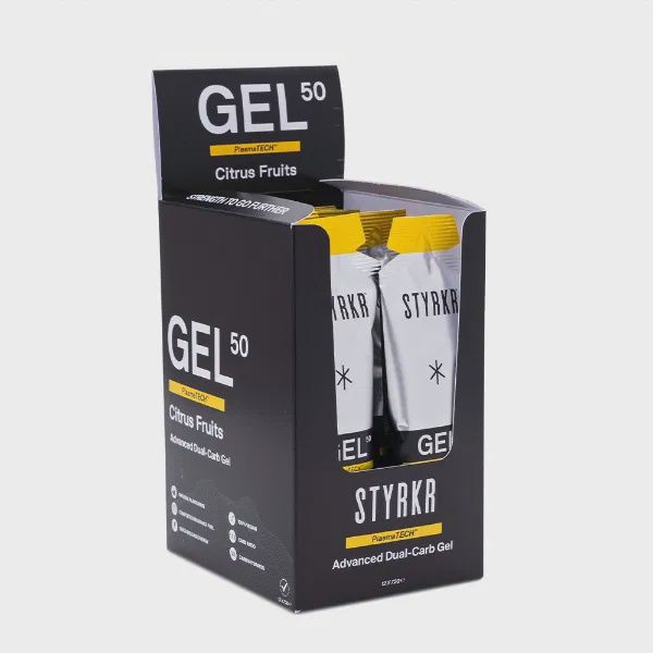 Styrkr Gel50 Dual-Carb Gels