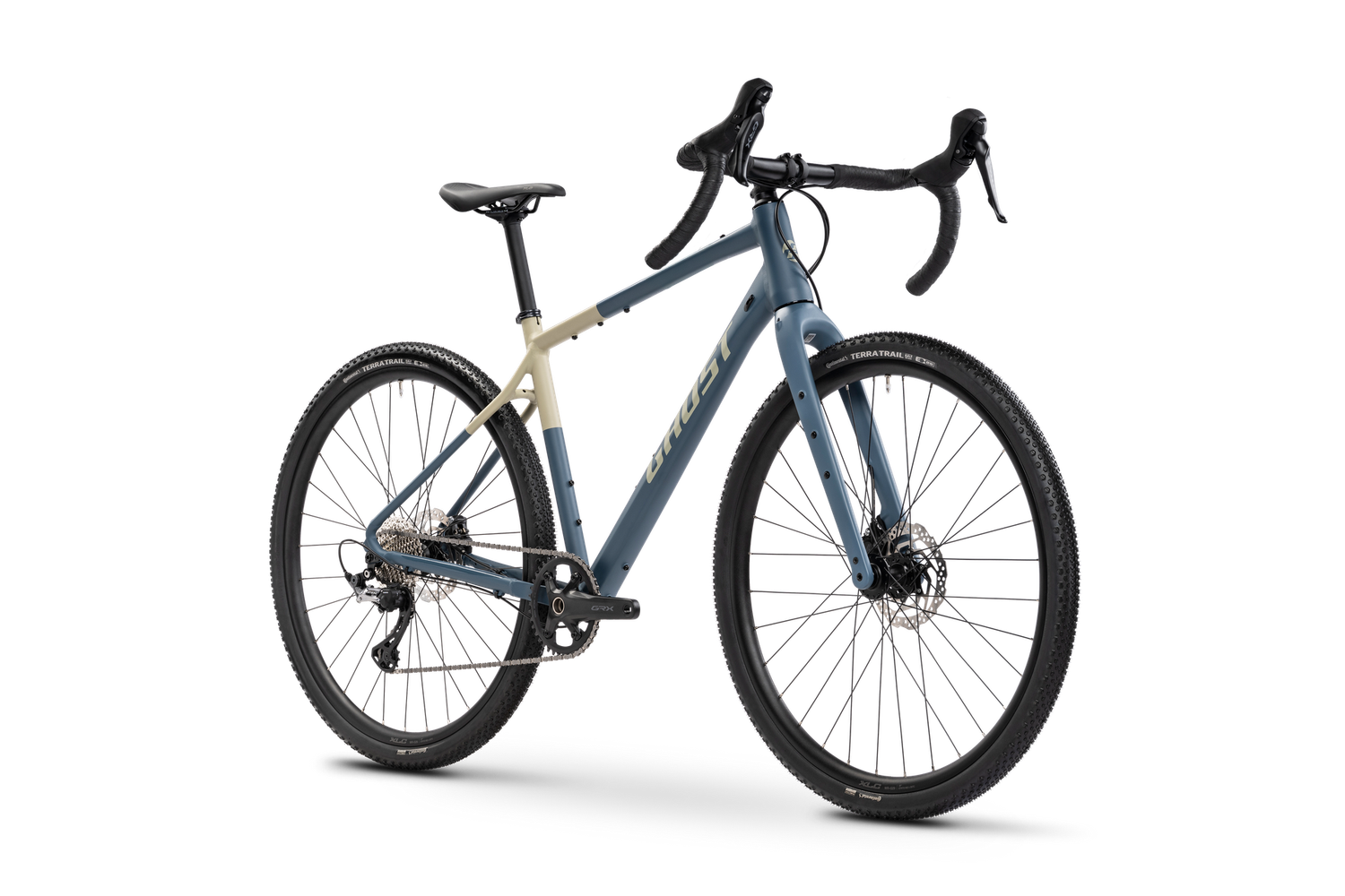 Ghost Asket Gravel Bike 2026 - Slate Blue/Beige