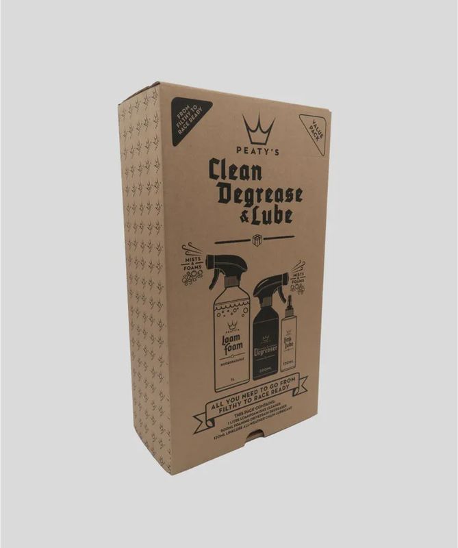 Peaty's Wash Degrease Lubricate Bicycle Cleaning Kit