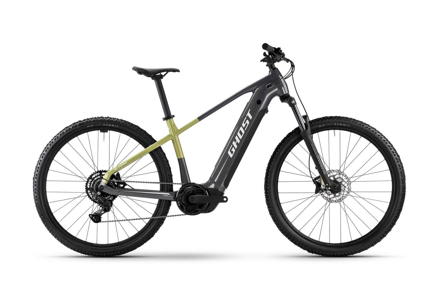 Ghost E-Teru E-Mountain Bike 2026 - Uni Black Eel/Cactus
