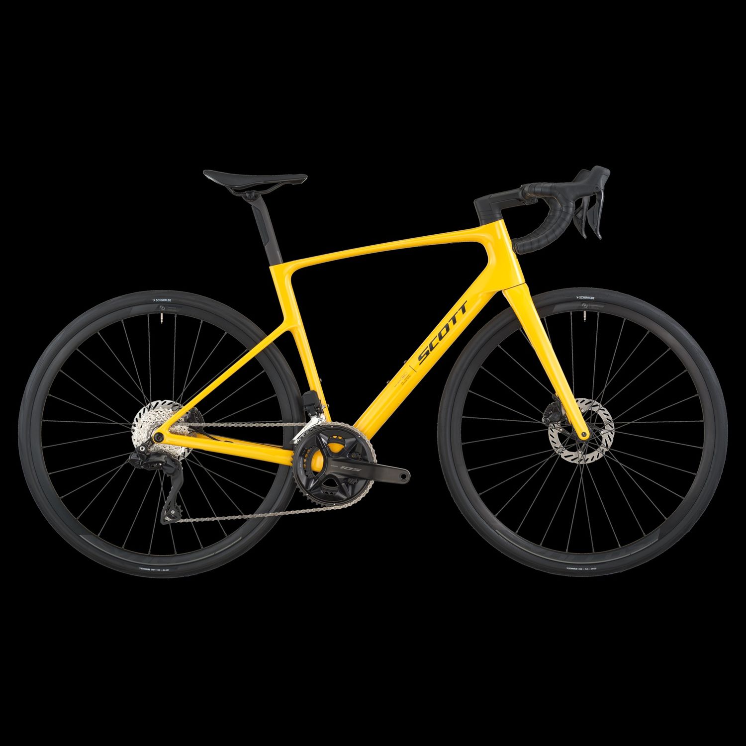 Scott Addict 40 Road Bike 2026 - Vivid Yellow