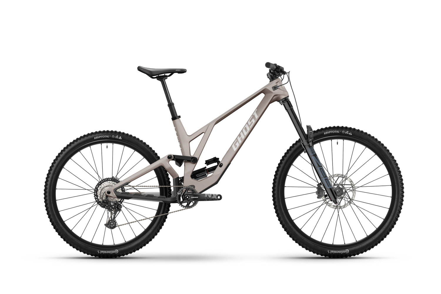 Ghost Poacha Full Sus MTB 2026 - Grey/Brown Ghost Poacha Full Sus MTB 2026 - Grey/Brown