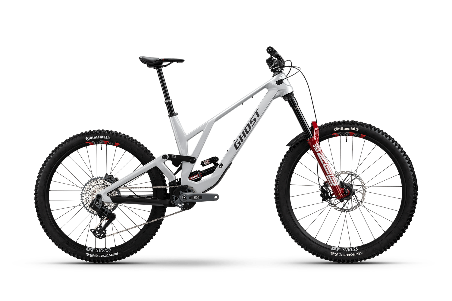 Ghost Poacha Full Party Full Sus MTB 2026 - Silver/Grey