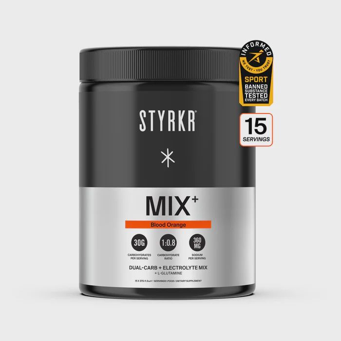Styrkr Mix + Dual - Carb & Electrolyte Drink Mix Styrkr Mix + Dual - Carb & Electrolyte Drink Mix, Flavour: Blood Orange