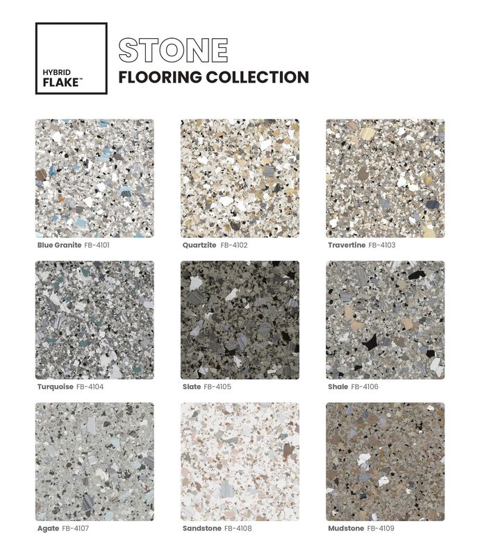 Torginol Vinyl Flake - Stone Collection