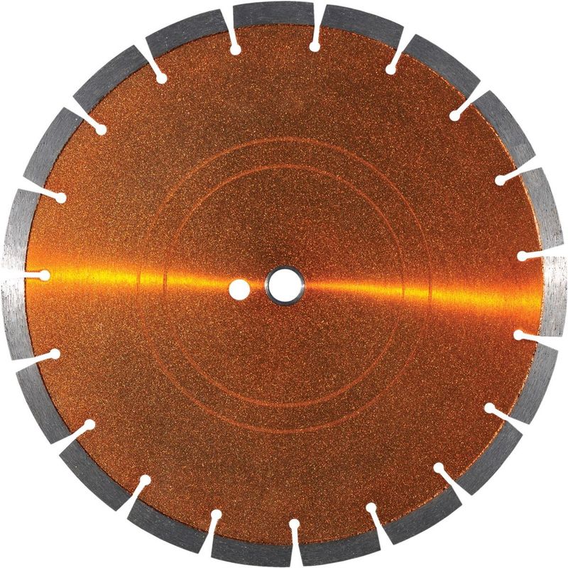 14" inch Orange Slice Concrete Cutting Blade - 20mm arbor