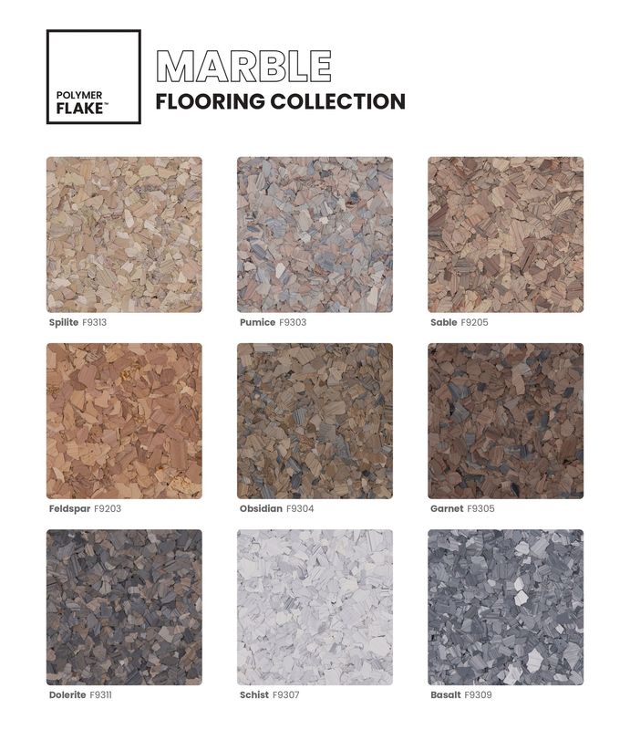 Torginol Vinyl Flake - Marble Collection