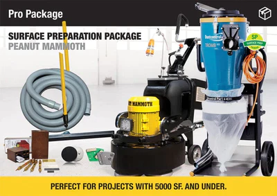 Peanut Mammoth Surface Prep Equipment Package