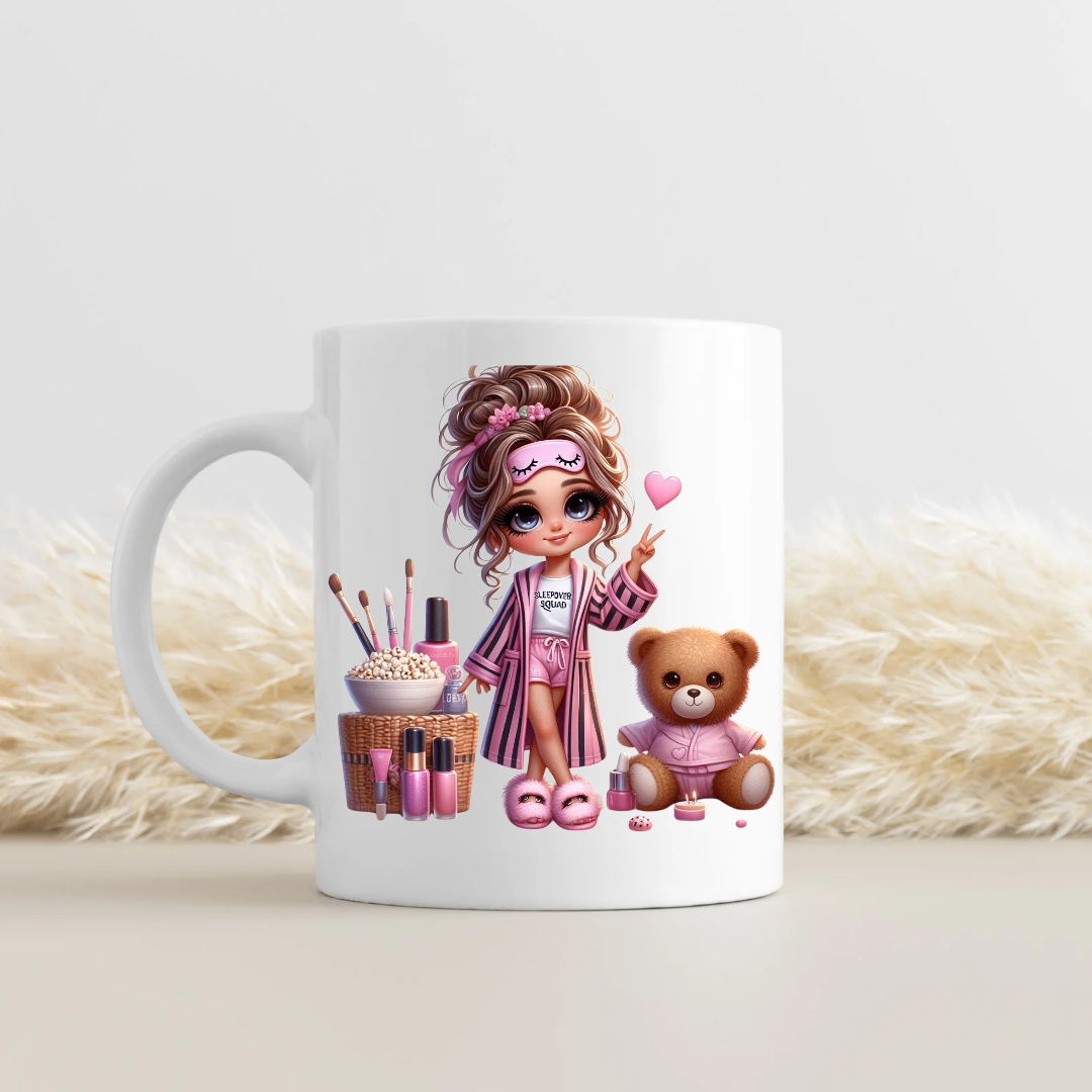 Sleepover Squad Mug – Perfect for Pamper & Spa Parties