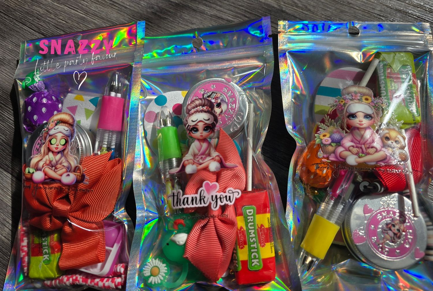 Snazzy Spa Holographic Gift Bag