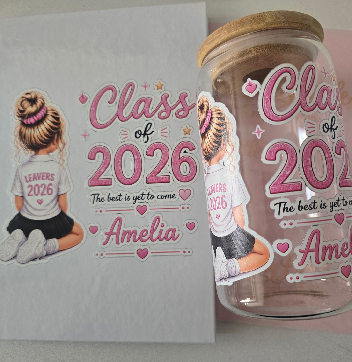 Personalised School Leavers Memory Book 2026 | Class of 2026 Gift | Primary School Leavers Keepsake | Custom Name Notebook UK