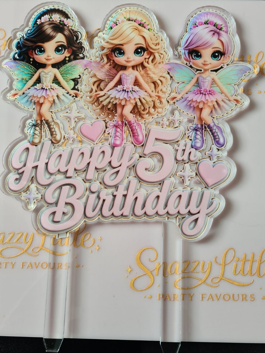 5th Birthday Cake Topper 5th Birthday Cake Topper