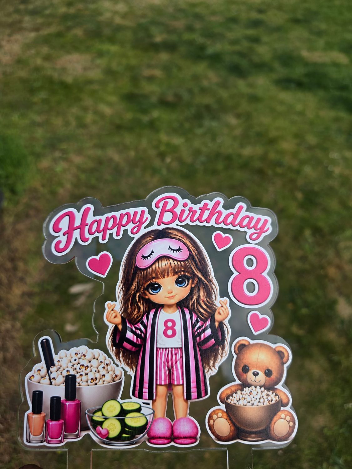 Pamper Party Cake Topper | Birthday Cake Decor UK Pamper Party Cake Topper | Birthday Cake Decor UK