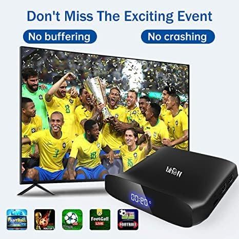 IPTV Box 4GB RAM 64GB ROM Storage with Channels from Arabic UK Spain Portugal Brazil India HDR Image Multi-Media