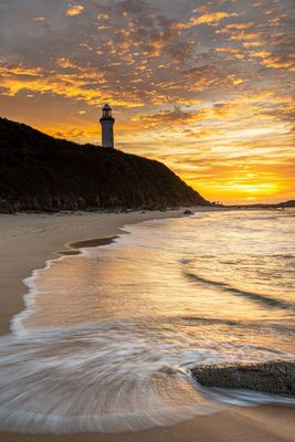 Norah Head Lighthouse - Portrait 40x60cm On Canvas