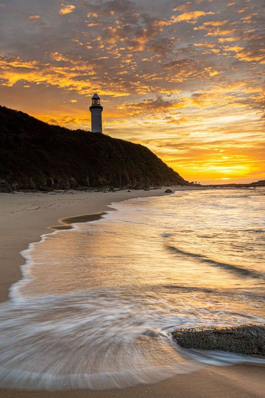 Norah Head Lighthouse - Portrait 40x60cm On Canvas