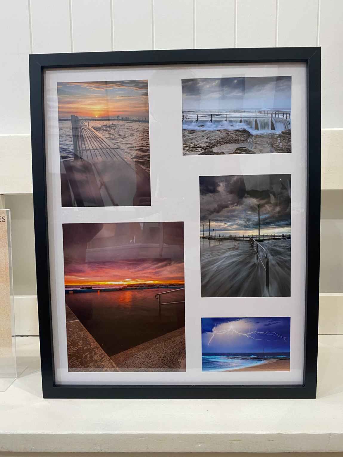 Australian Rock Pool Series 4 - 4x6 Matted And Framed