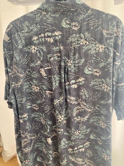 Chaps Vintage Hawaiian Shirt Front View